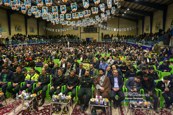 مراسم گرامیداشت یاد و خاطره روز حماسه و ایثار شهر درچه‎