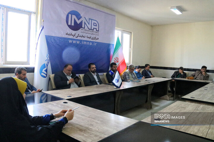 آیین معارفه سرپرست خبرگزاری ایمنا در استان کرمانشاه