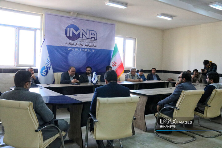آیین معارفه سرپرست خبرگزاری ایمنا در استان کرمانشاه