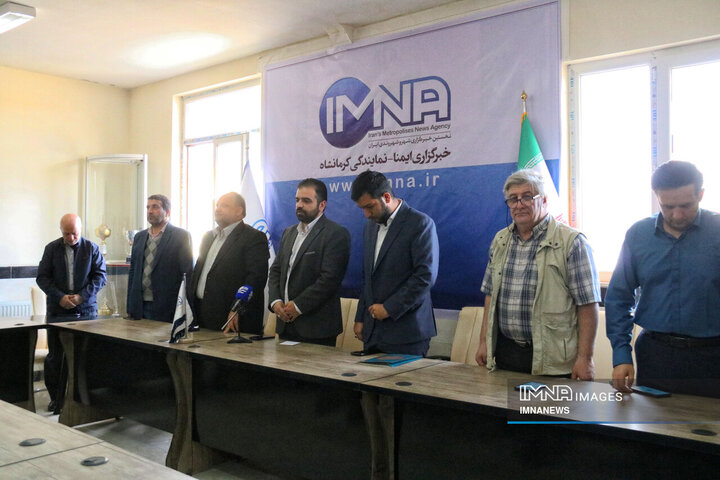 آیین معارفه سرپرست خبرگزاری ایمنا در استان کرمانشاه