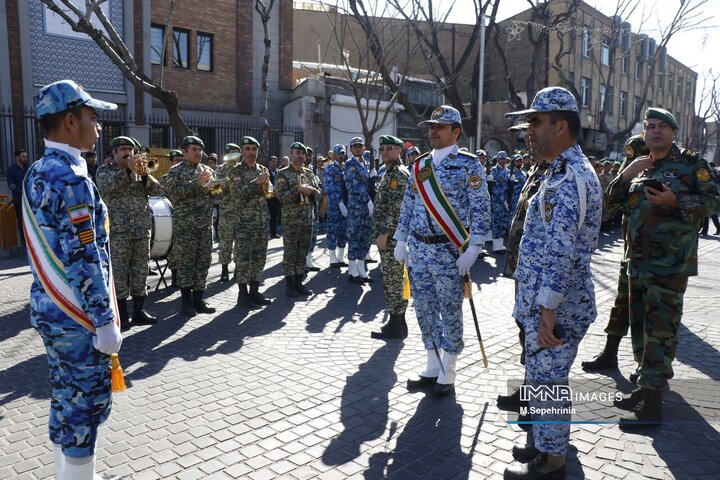 تشییع پیکر شهید سرتیپ دوم خلبان «مهدی فیروزمند» در تبریز