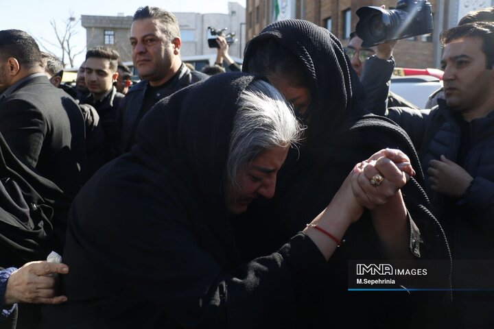 تشییع پیکر شهید سرتیپ دوم خلبان «مهدی فیروزمند» در تبریز