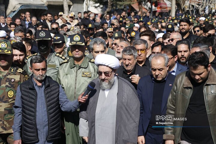 تشییع پیکر شهید سرتیپ دوم خلبان «مهدی فیروزمند» در تبریز