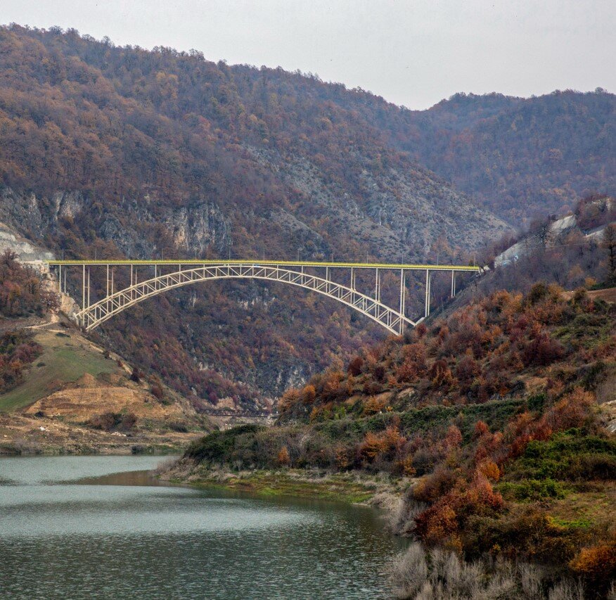 بزرگترین پل زیرقوسی شمال کشور چگونه ساخته شد؟