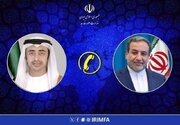 تماس تلفنی عراقچی و وزیر امور خارجه امارات