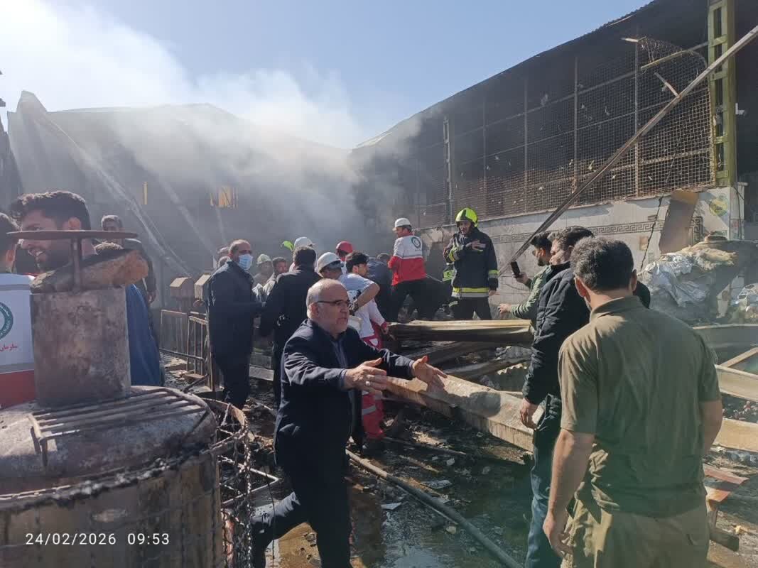 آخرین و جدیدترین تصاویر و فیلم های مربوط به سقوط بالگرد در درچه اصفهان + آخرین وضعیت حادثه