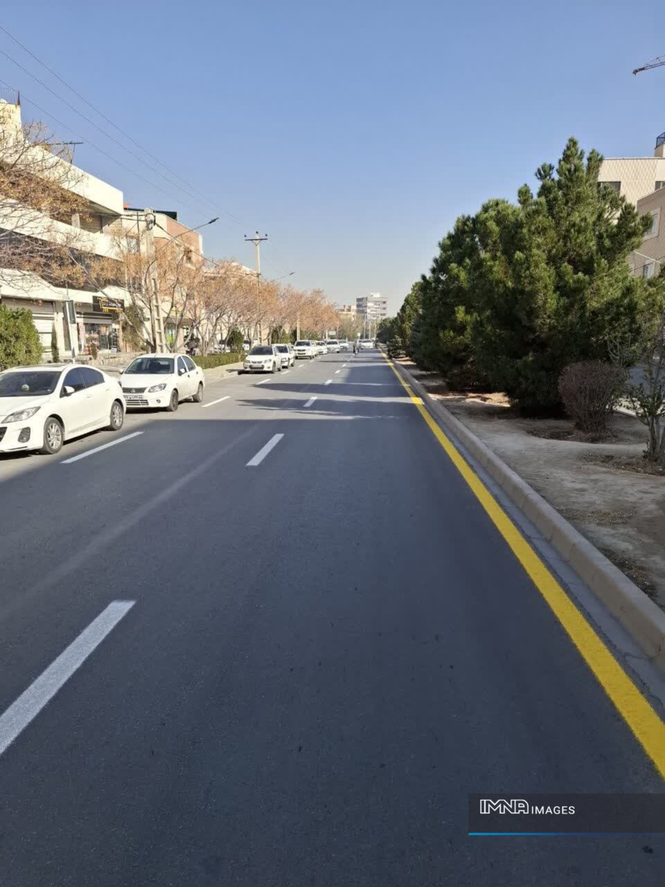 آغاز عملیات خط‌کشی طولی ۴۰ خیابان در منطقه ۷ اصفهان