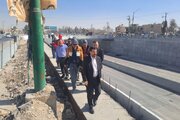 بازدید مدیر منطقه ۱۰ اصفهان از پروژه زیرگذر شهید رئیسی؛ تأکید بر تسریع در اجرا