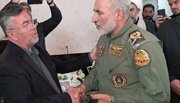 فرمانده هوانیروز با خانواده شهید غیرنظامی سانحه بالگردی دیدار و گفت‌وگو کرد