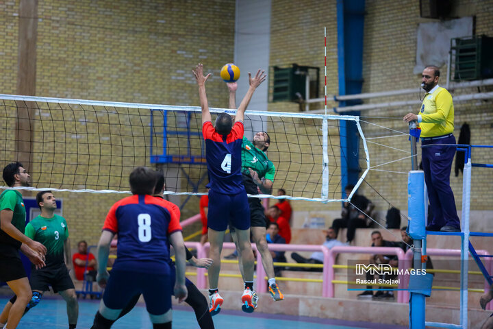 مسابقات والیبال کارکنان شهرداری اصفهان