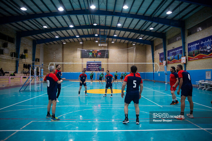 مسابقات والیبال کارکنان شهرداری اصفهان