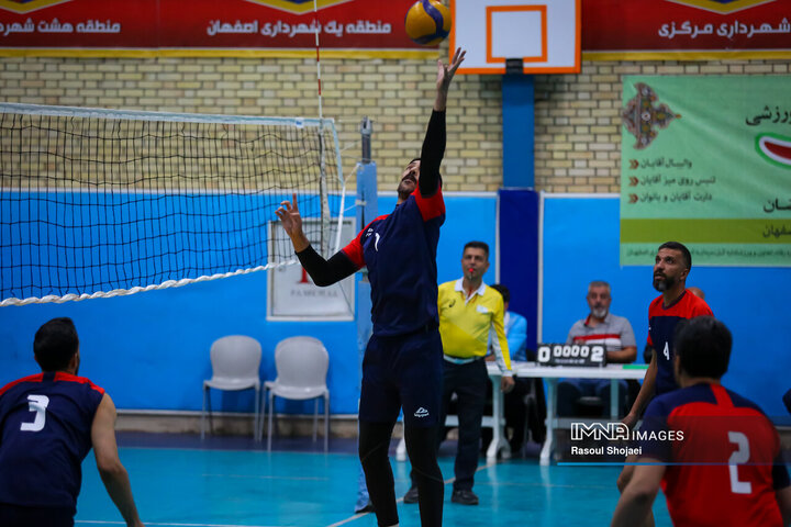 مسابقات والیبال کارکنان شهرداری اصفهان