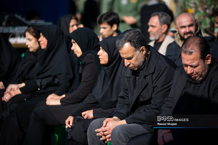 مراسم تشییع شهدای سقوط بالگرد هوانیروز