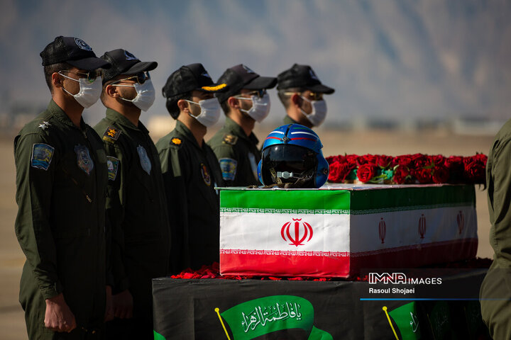 مراسم تشییع شهدای سقوط بالگرد هوانیروز