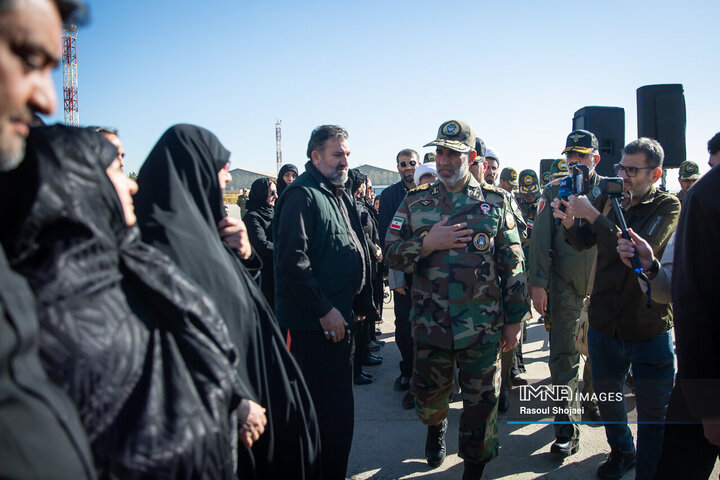 مراسم تشییع شهدای سقوط بالگرد هوانیروز