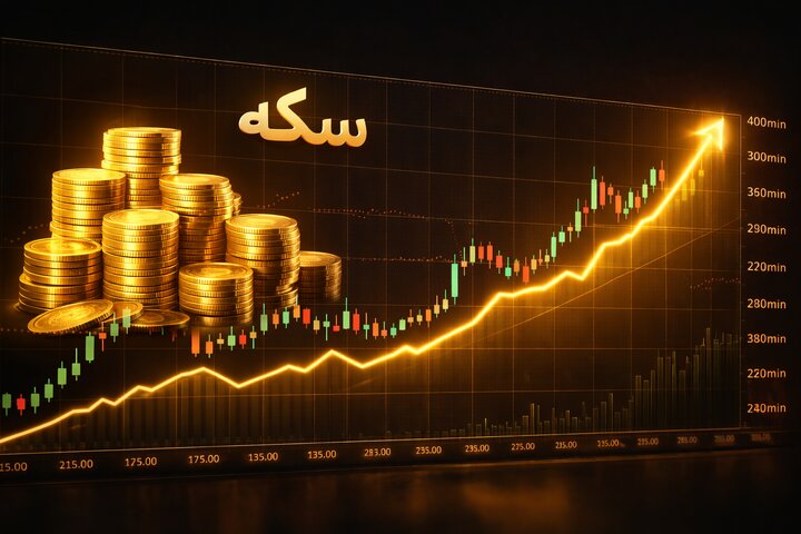 نمودار قیمت سکه بهار آزادی و امامی در هفته گذشته + جدول