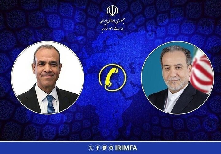 گفتگوی تلفنی وزرای امور خارجه ایران و مصر