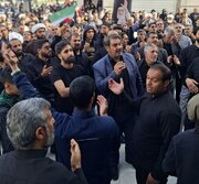 حضور دسته های عزاداری در خیابان‌های زاهدان