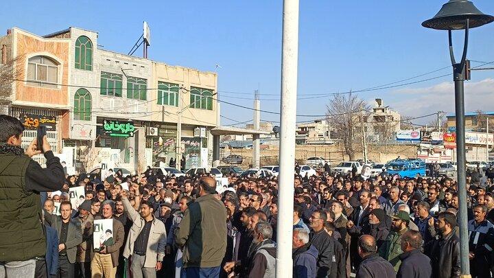 خروش زنجانی‌ها در پی شهادت حضرت آیت‌الله خامنه‌ای