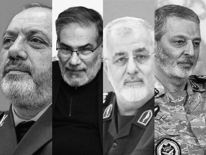 A group of top Iranian commanders martyred in US-Israeli attacks
