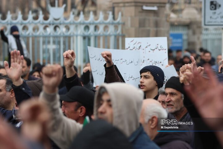 تشیع پیکر ۱۱ شهید اقتدار در تبریز