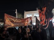 حضور و تجمع حماسی مردم منطقه ۱۱ (رهنان) در آیین رثای قائد امت