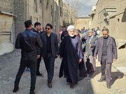 بازدید میدانی ️نماینده ولی‌فقیه در کردستان از مناطق آسیب دیده شهر سنندج