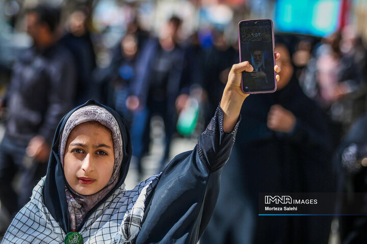 تشییع شهدای تجاوز امریکایی صهیونی در شهرضا
