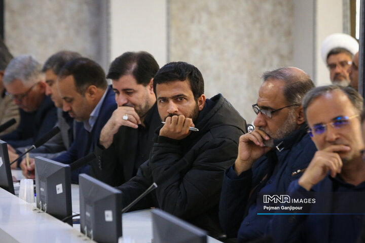 جلسه هماهنگی تشییع شهدای تجاوز امریکایی صهیونی در اصفهان