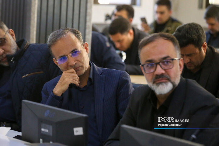 جلسه هماهنگی تشییع شهدای تجاوز امریکایی صهیونی در اصفهان