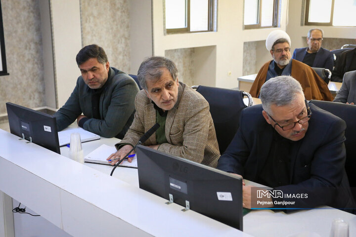 جلسه هماهنگی تشییع شهدای تجاوز امریکایی صهیونی در اصفهان