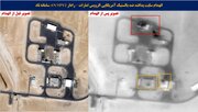 تصاویر پهپادی سپاه از اصابت موشک‌ها به اهداف دشمن