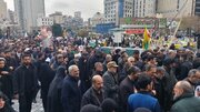 تشییع پیکرهای مطهر ۸ شهید اقتدار در مشهد مقدس