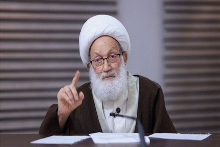 رهبر شیعیان بحرین شهادت حضرت آیت‌الله خامنه‌ای را تسلیت گفت