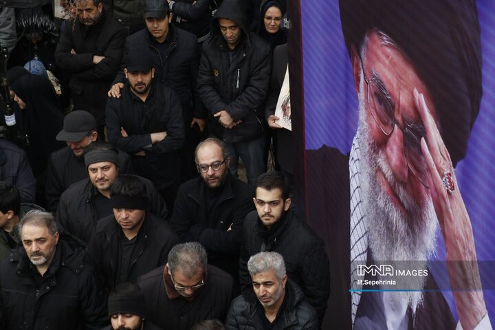 اجتماع عظیم مردمی و هیئات حسینی بمناسبت شهادت رهبر انقلاب در تبریز