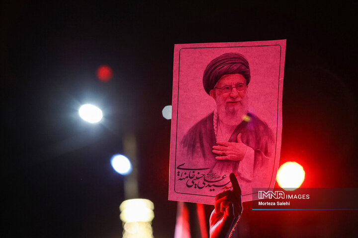 آیین وداع با سردار شهید حسن فروغی در مبارکه