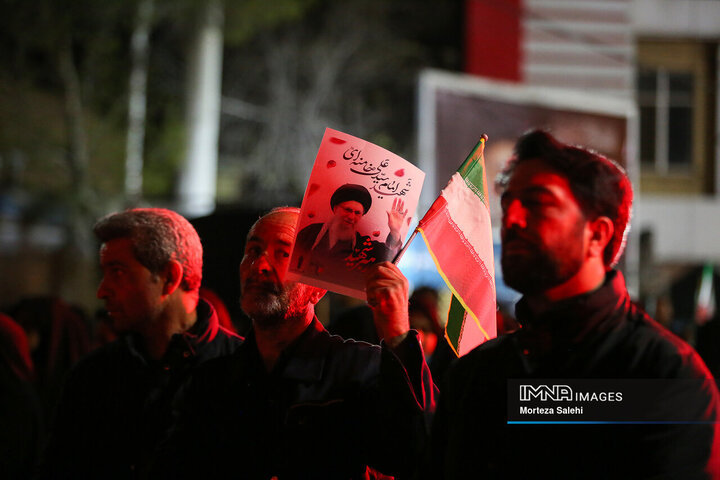 آیین وداع با سردار شهید حسن فروغی در مبارکه