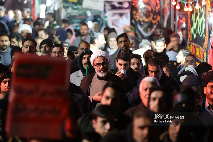 آیین وداع با سردار شهید حسن فروغی در مبارکه