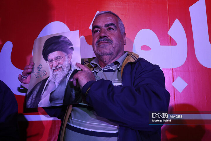 آیین وداع با سردار شهید حسن فروغی در مبارکه