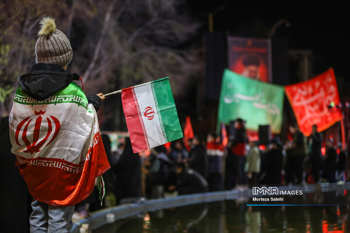 آیین وداع با سردار شهید حسن فروغی در مبارکه