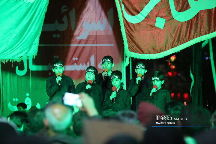 آیین وداع با سردار شهید حسن فروغی در مبارکه