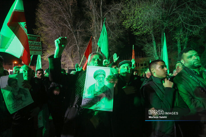 آیین وداع با سردار شهید حسن فروغی در مبارکه