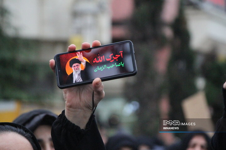 فریاد خشم مردم آمل در عزای رهبر شهید انقلاب