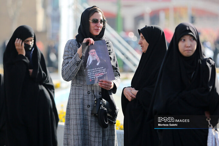 تشییع شهدای جنگ آمریکایی-صهیونی در اصفهان