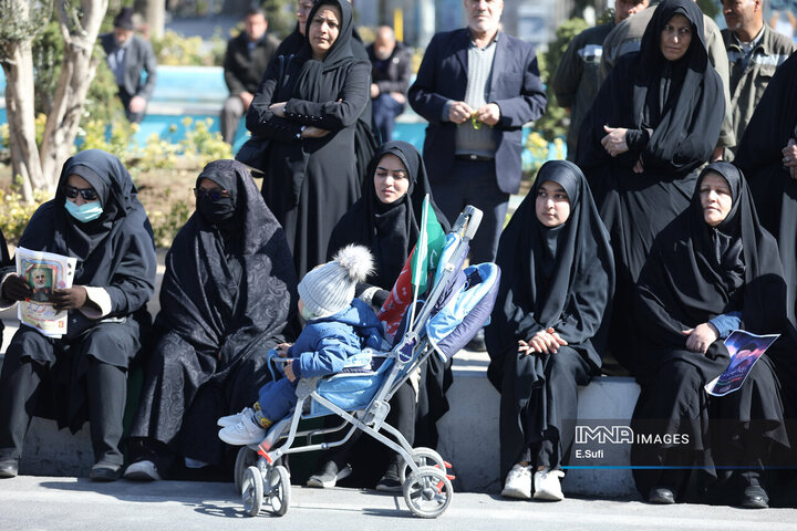 مراسم تشییع پیکر مطهر شهدای مدافع وطن در اراک