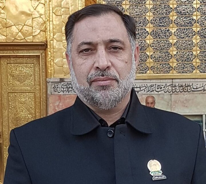 فیلم| مراسم وداع با پیکر خادم الرضا شهید حاج اردشیر رئیسی