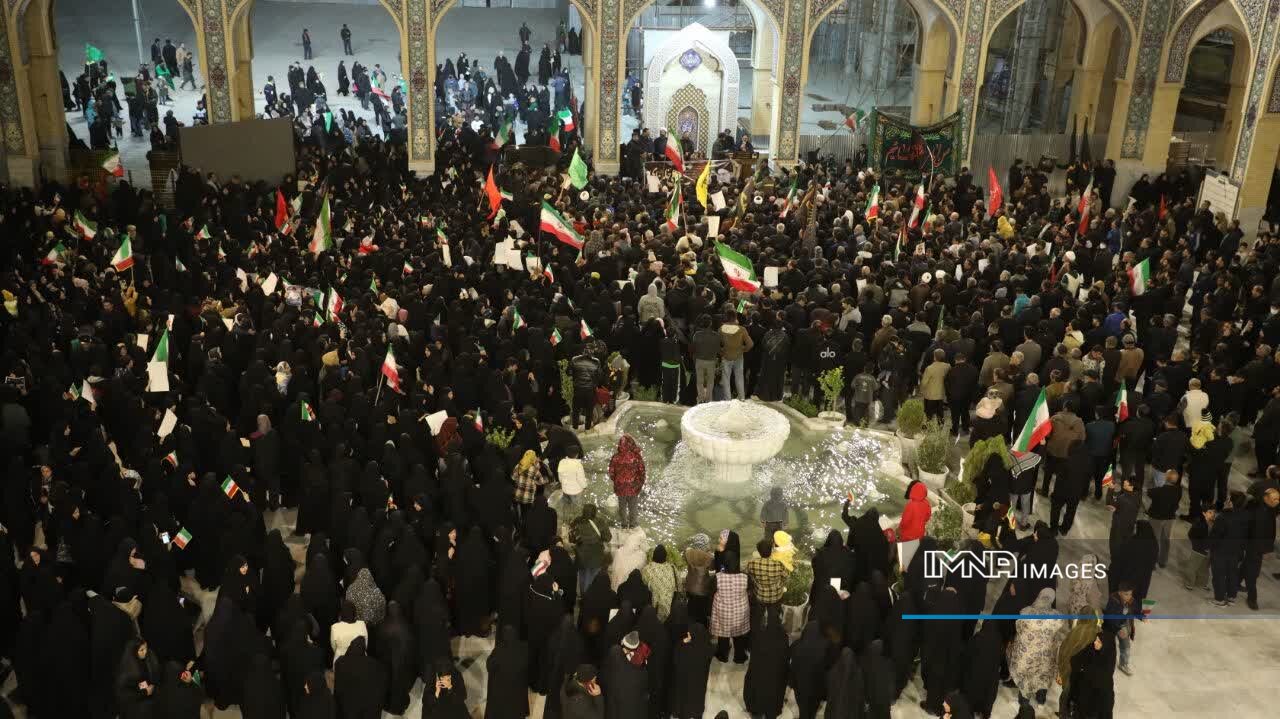 ۶ شب پیاده‌روی به سوی حرم حضرت زینب (س) با حضور پُرشور مردم و خدمت‌رسانی منطقه ۱۴ اصفهان