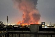 جزئیات تجاوز دشمن آمریکایی_صهیونی به پالایشگاه نفت تهران و انبار نفت شهران + فیلم