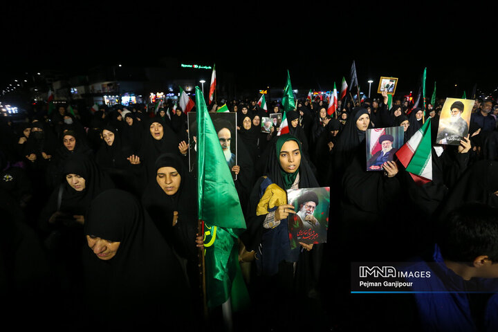 آیین هفتمین روز شهادت قائد شهید امت اسلام حضرت آیت الله العظمی امام خامنه‌ای(قدس سره)