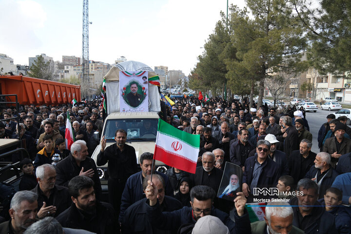 تشییع پیکر شهید «اردشیر رئیسی دهکردی» در شهرکرد